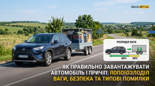 Як правильно завантажувати автомобіль і причіп: розподіл ваги, безпека та типові помилки