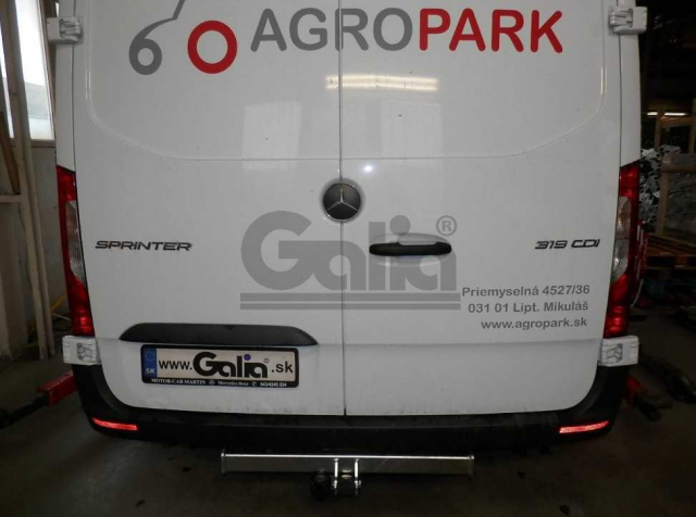 Фаркоп швидкознімний Mercedes Sprinter W907-910 2018- (без підніжки) #4