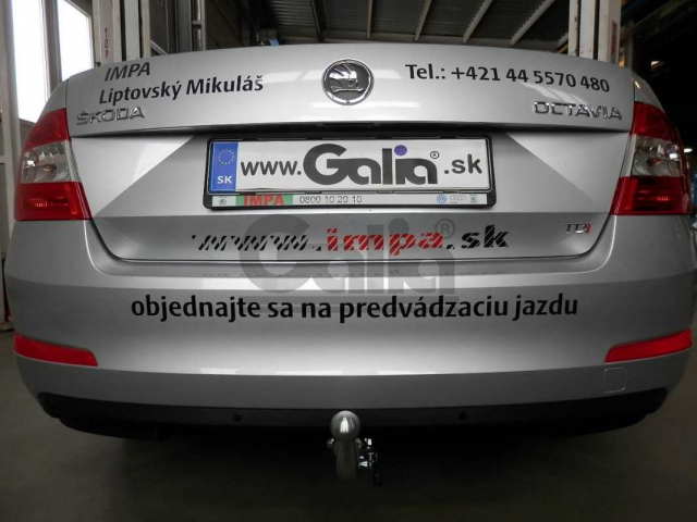 Фаркоп швидкознімний Skoda Octavia A7 2013-2020 (седан, ліфтбек, універсал) +Scout #4