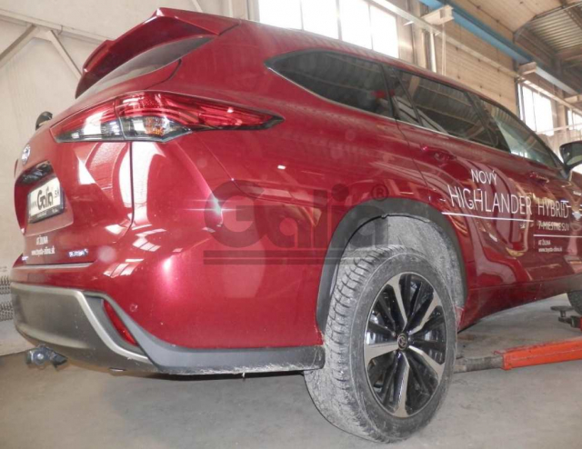 Фаркоп швидкознімний Toyota Highlander 2019- (для авто із запаскою, окрім R20) #6